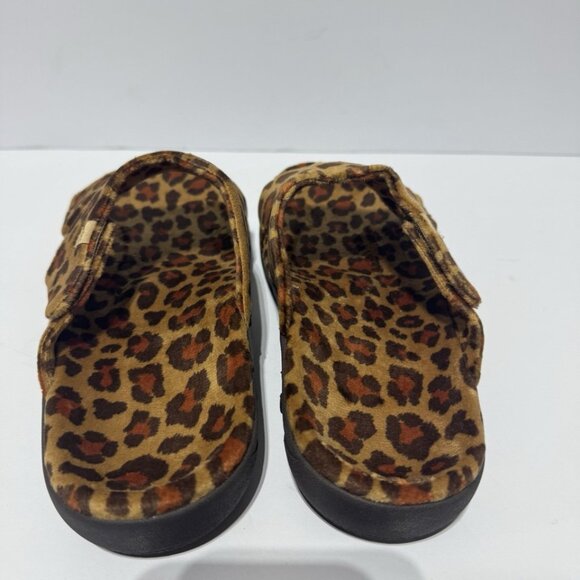 Waco Women’s Kholo Visa Slipper Tan Leopard Size 6.5D - Picture 4 of 6
